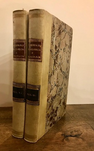 Giuseppe Venturoli Elementi di meccanica e d'idraulica. Volume primo (e Volume secondo) 1833 Napoli pe' tipi della Minerva